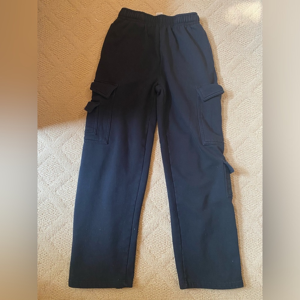 Garage black cargo sweatpants